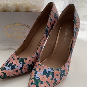 Floral Pumps 3” heels
